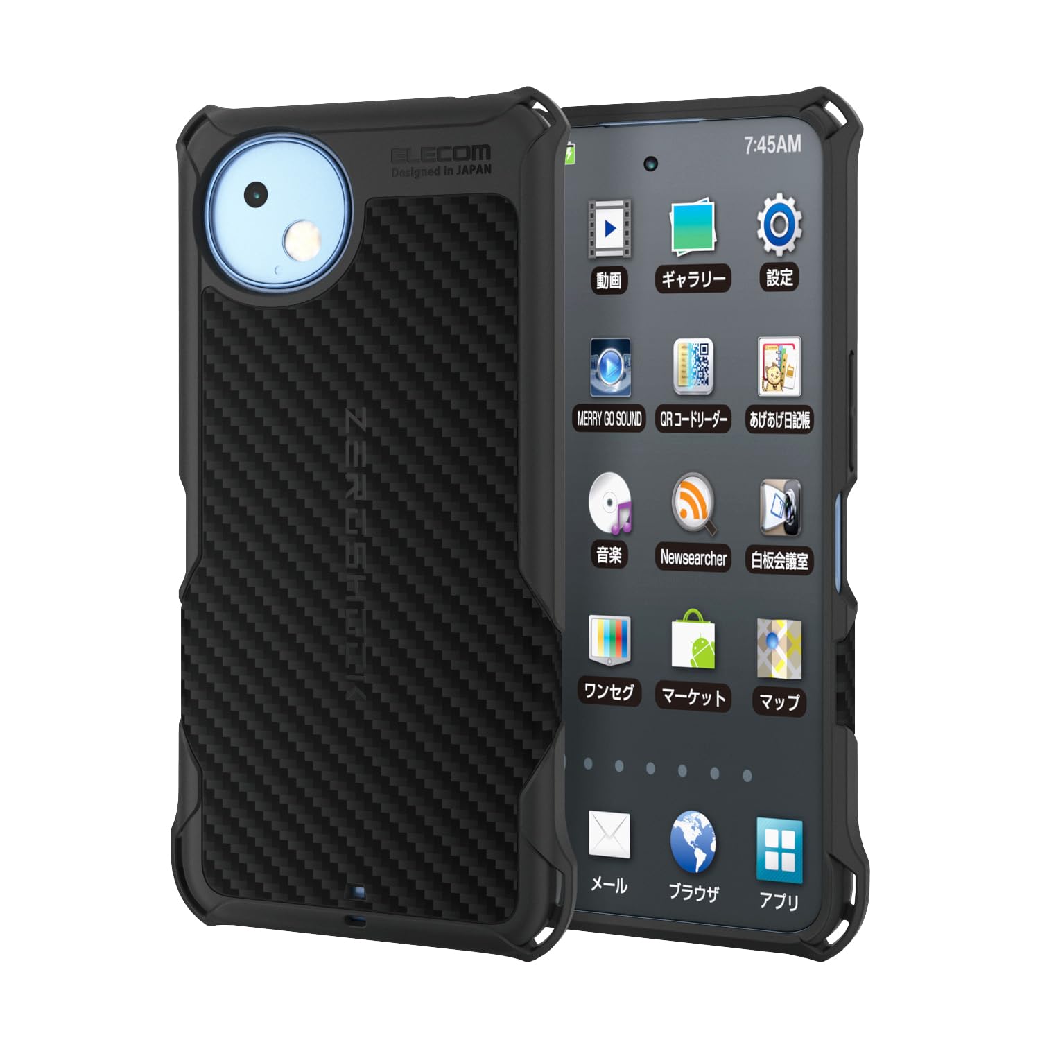 Amazon.co.jp: エレコム AQUOS wish5(SH-52F) ケース 耐衝撃
